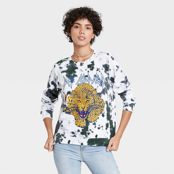 Urban Outfitters Def Leppard Sweatshirt (Large) - Picture 1 of 4